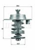 BEHR TX 96 83D Thermostat, coolant